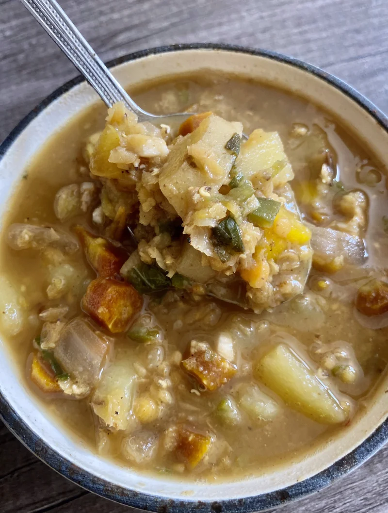 Red Lentil Soup Bowl