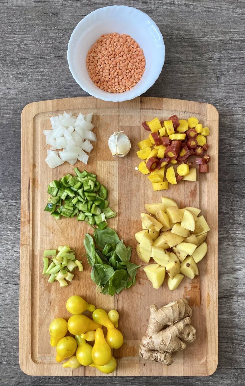 Red Lentil Soup Ingredients