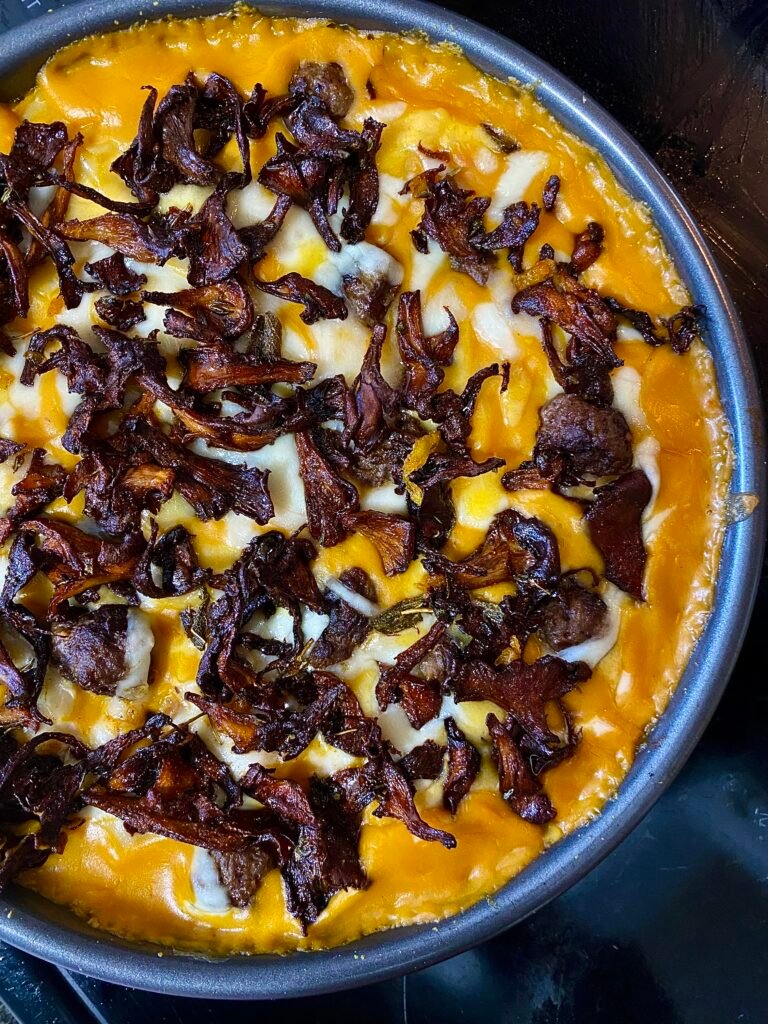 Butternut Squash Mac & Cheese with Sage Meatballs