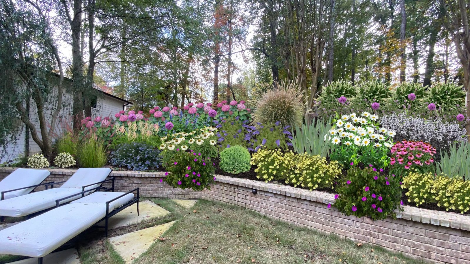 Full Front and Back Yard Garden Design - Image 1