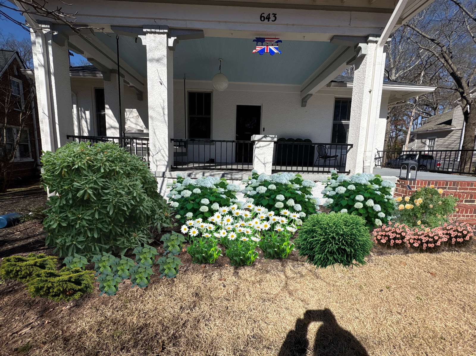 Cottage Style Garden Design Front Bed