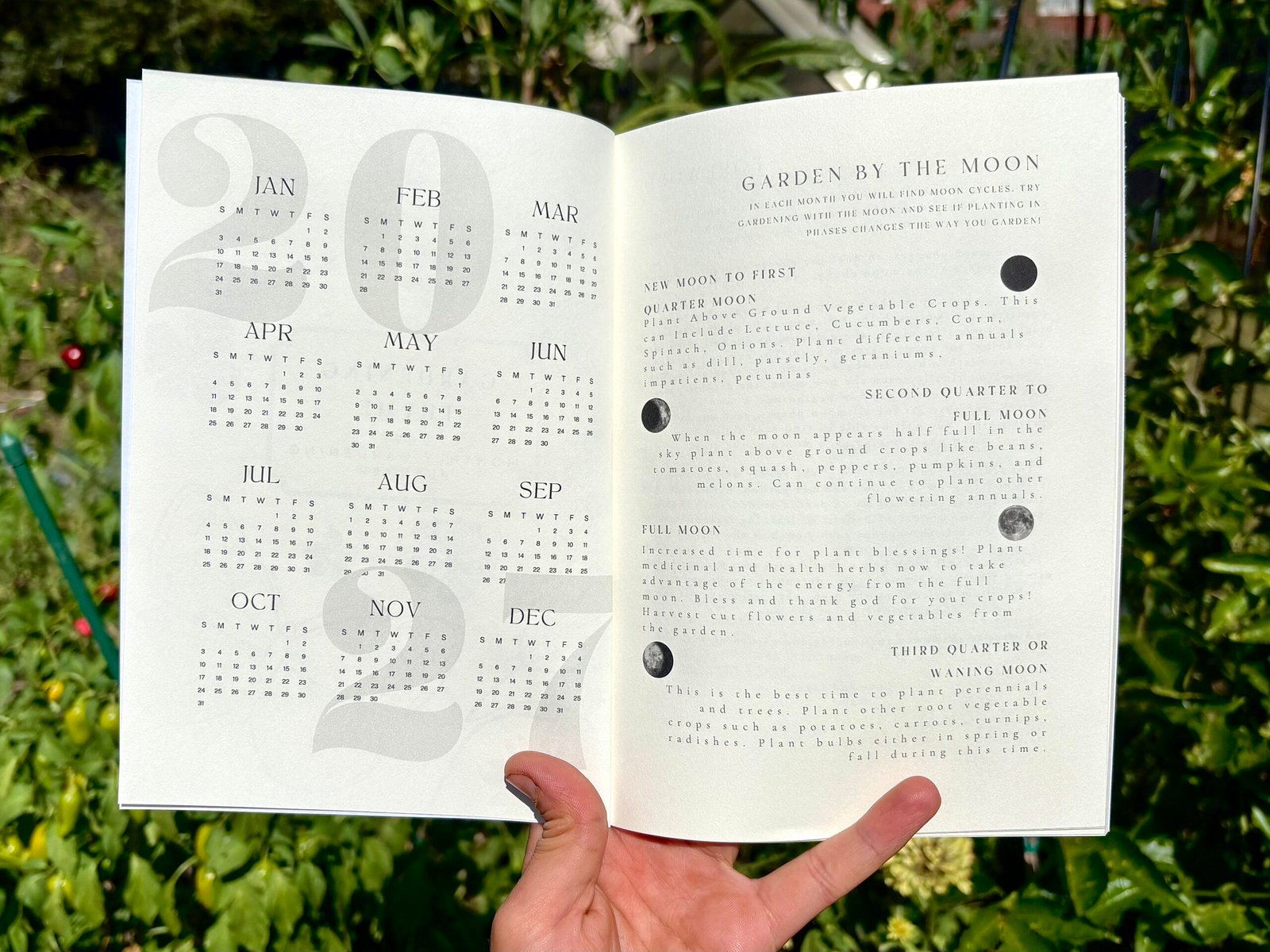 Garden with the Moon - 2027 Monthly Garden Planner - Image 4